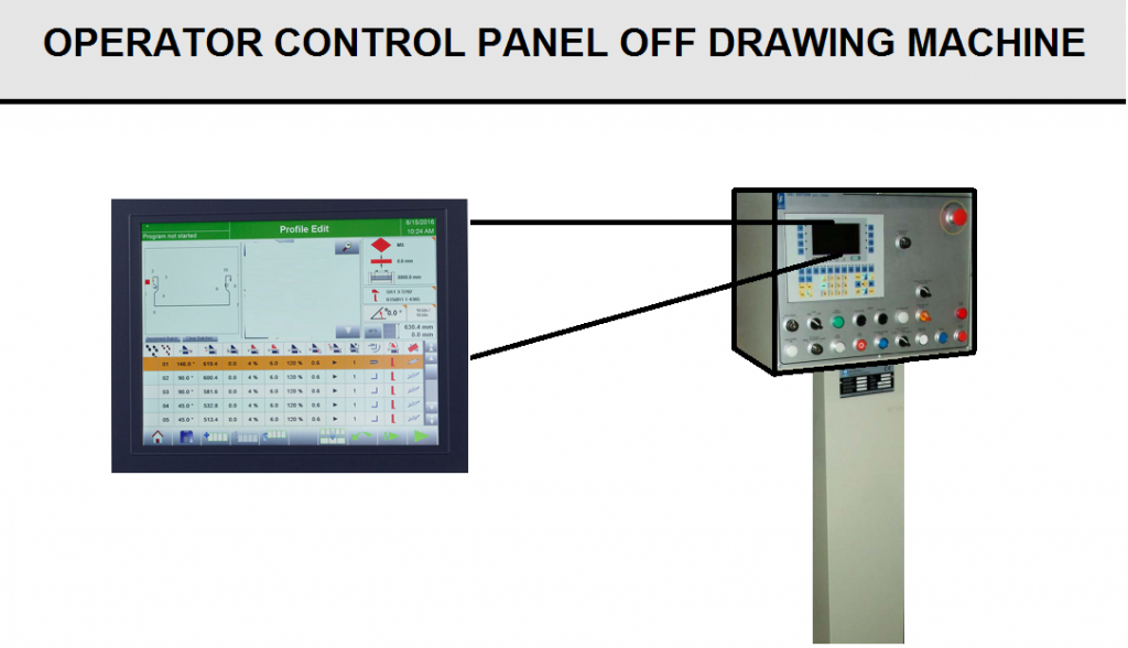 Control Panel for Wire Drawing Machine