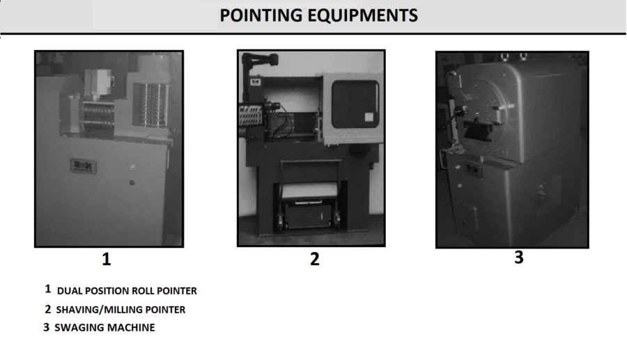 Pointing Equipment in Welding Wire Manufacturing Machine