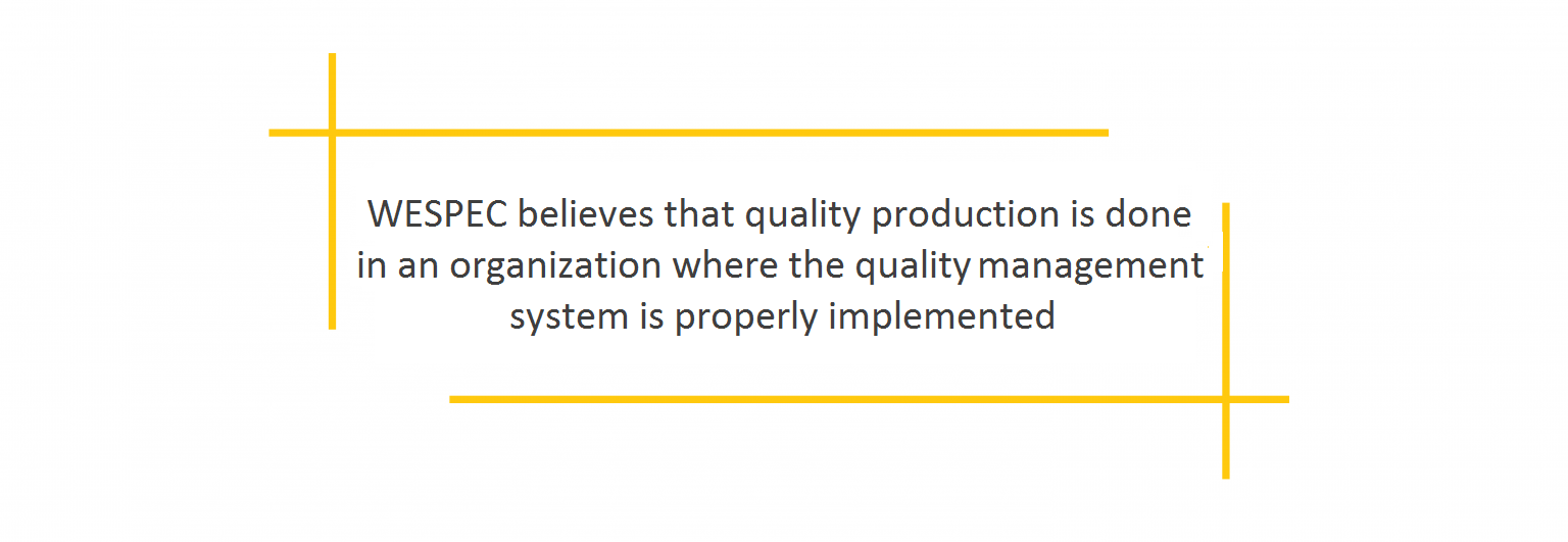 Quality Management System by WESPEC