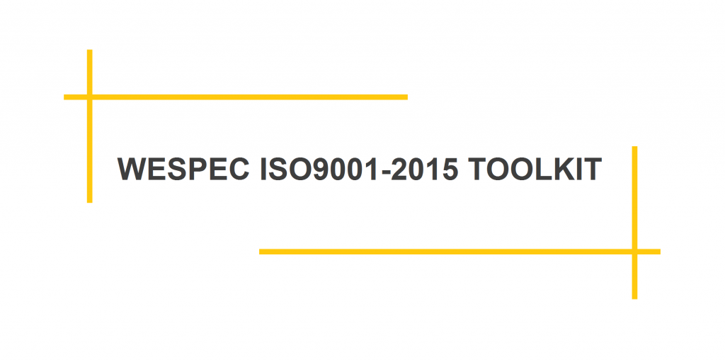 WESPEC Quality Management System TOOLKIT