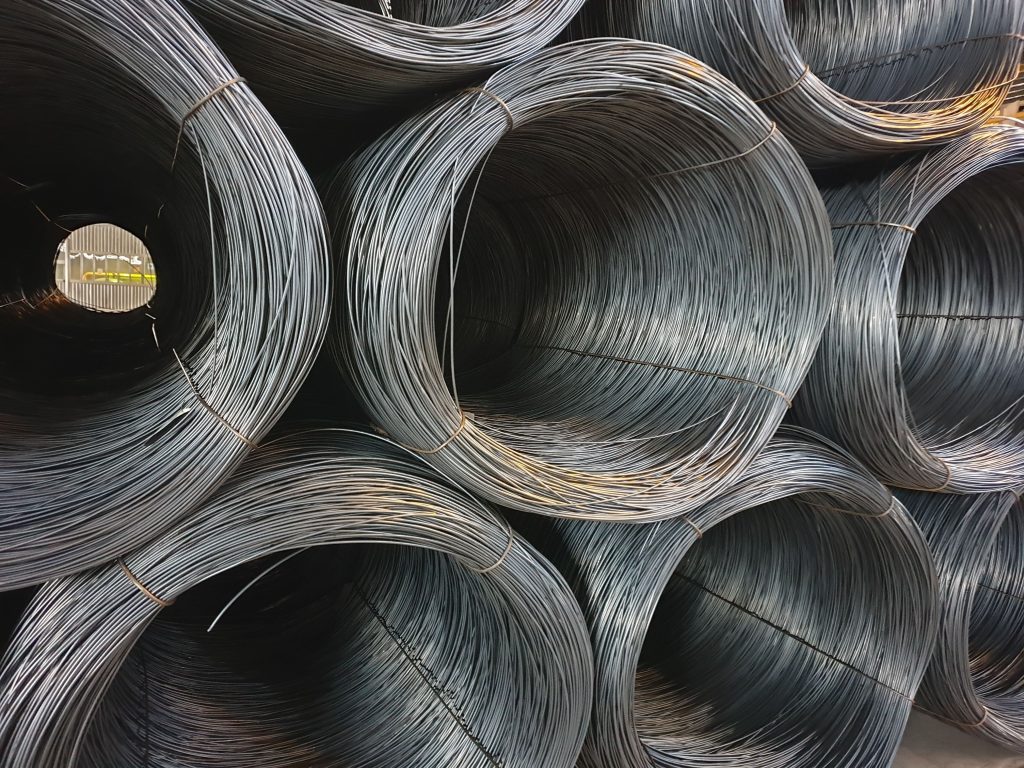 Coiled Wire for Manufacturing of Welding Electrode