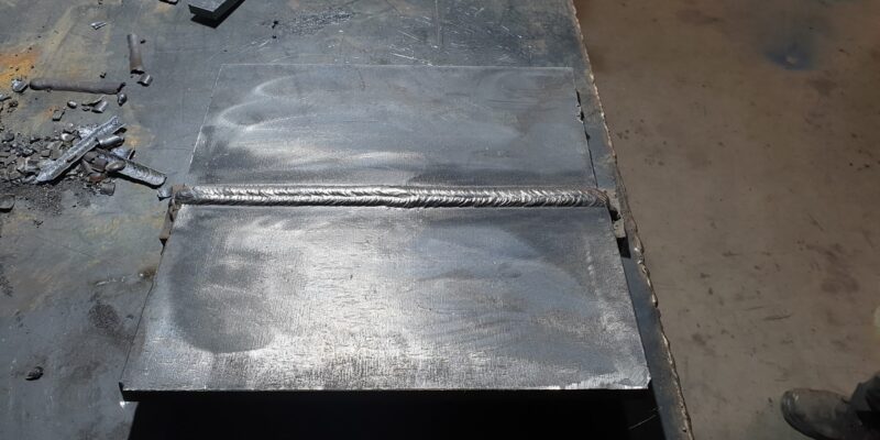 Welded Test Plate according to the AWS A5.1